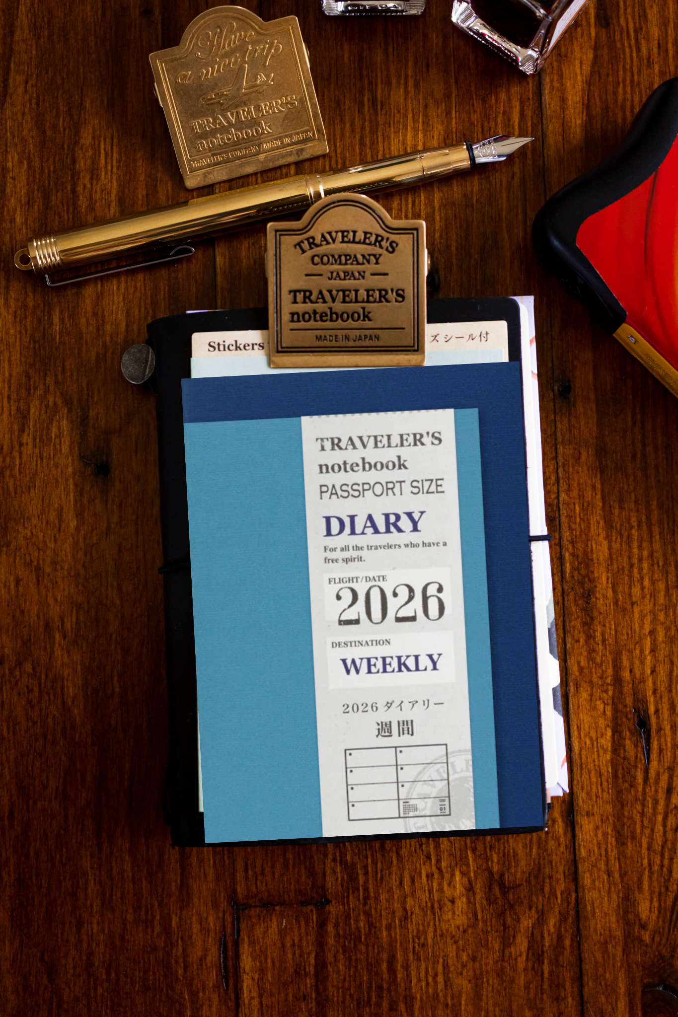 TRAVELER'S 2026 Refill Weekly (Passport)