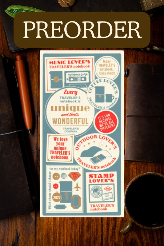 (PRE-ORDER) TRAVELER'S 2027 - Plastic Sheet Regular