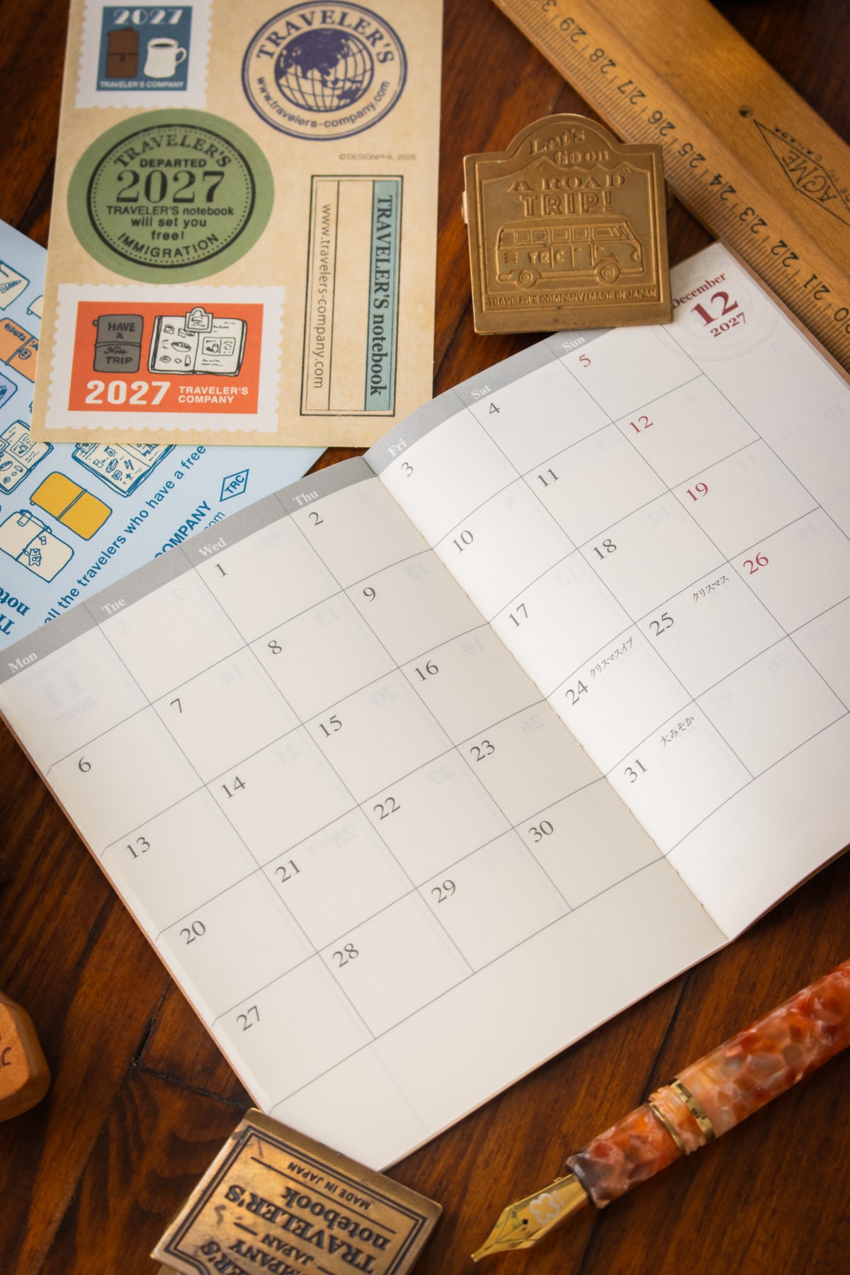 TRAVELER'S 2027 Refill - Monthly (Passport)