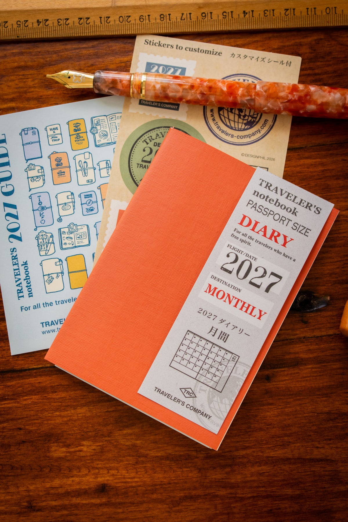 TRAVELER'S 2027 Refill - Monthly (Passport)