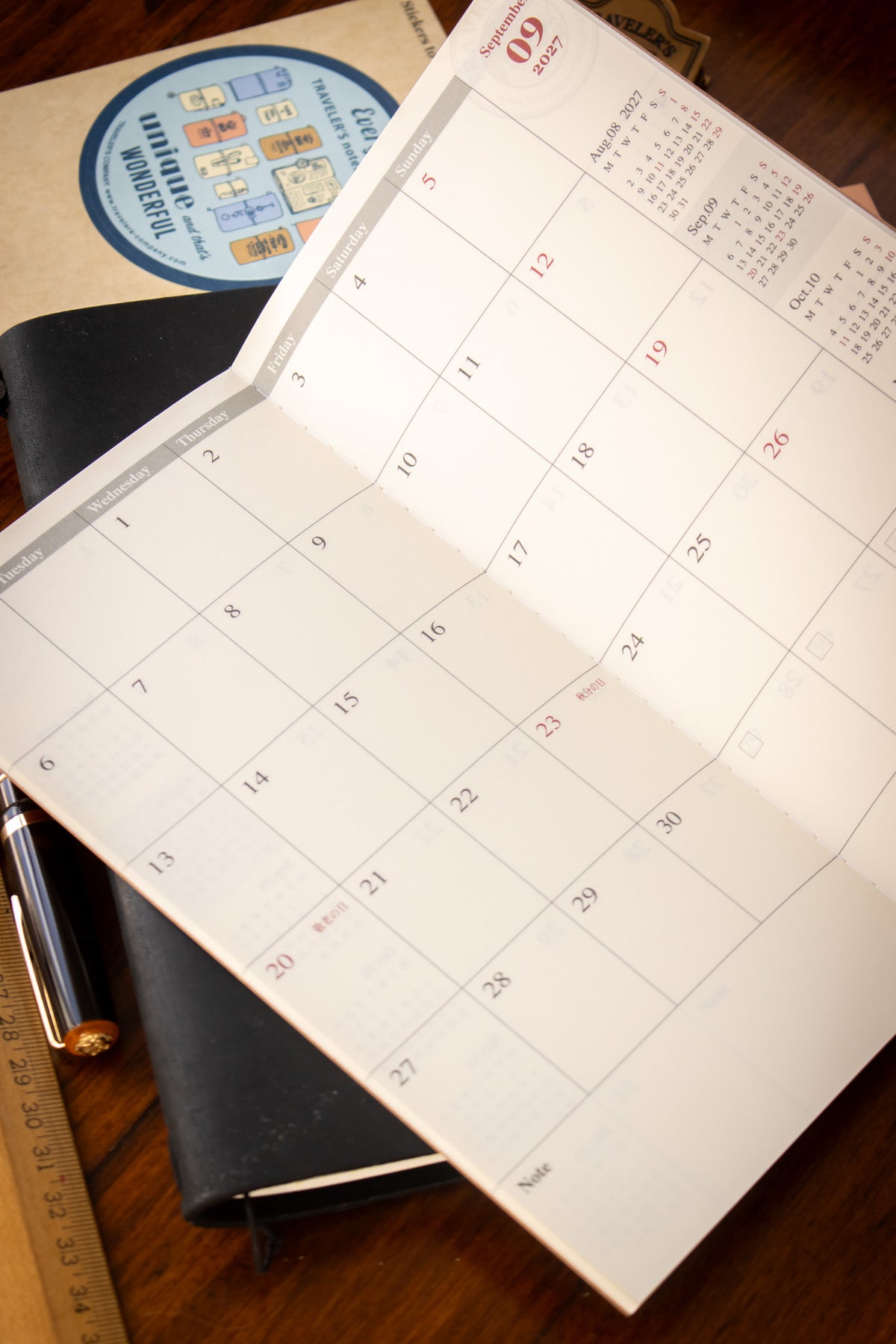 TRAVELER'S 2027 Refill - Monthly