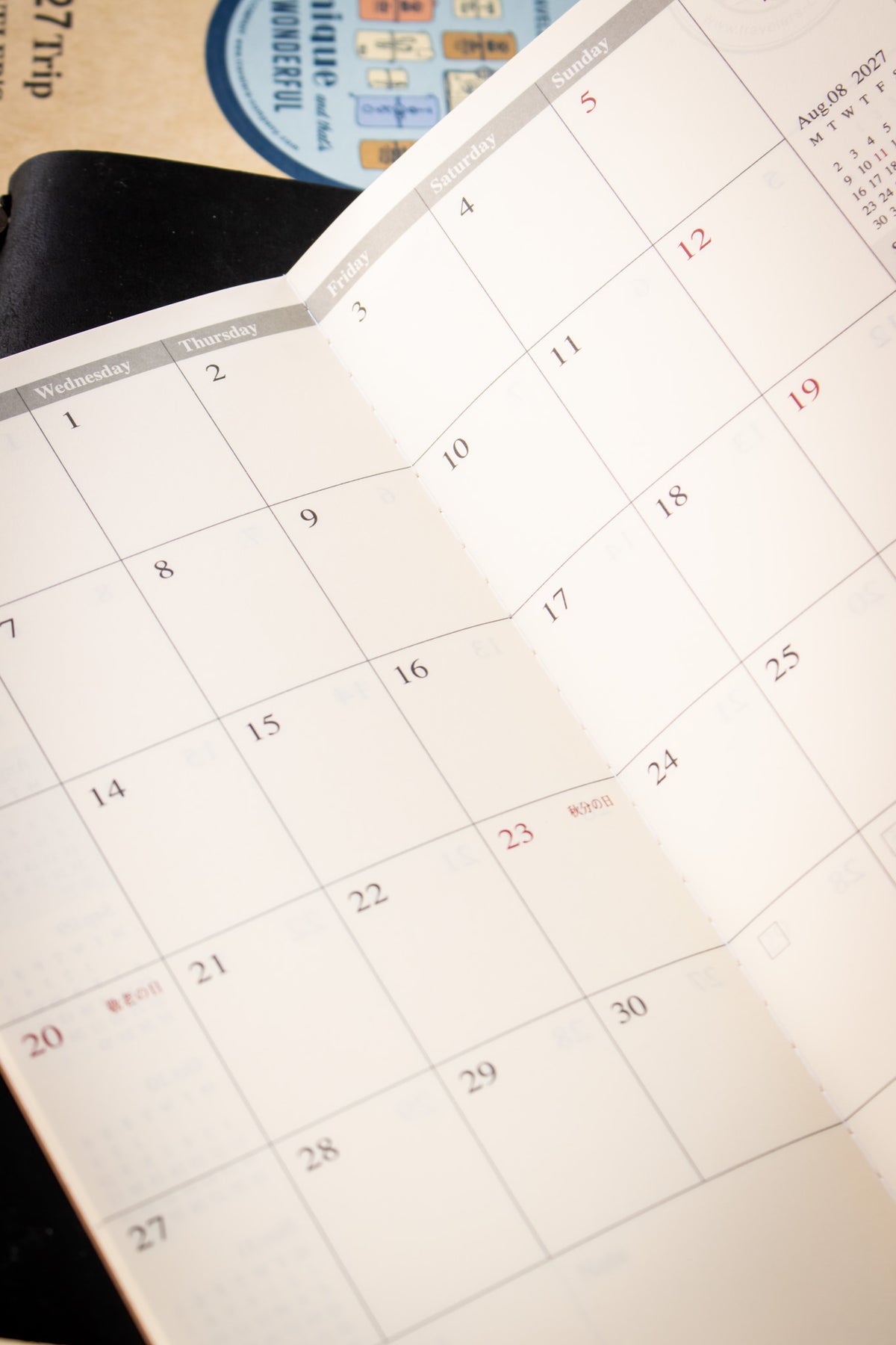 TRAVELER'S 2027 Refill - Monthly
