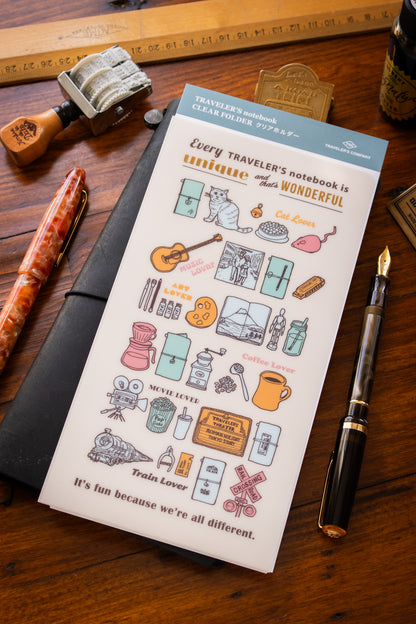 TRAVELER'S 2027 - Clear Folder Regular