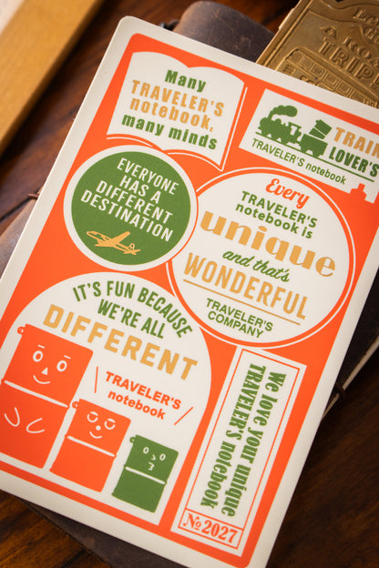 TRAVELER'S 2027 - Plastic Sheet (Passport)