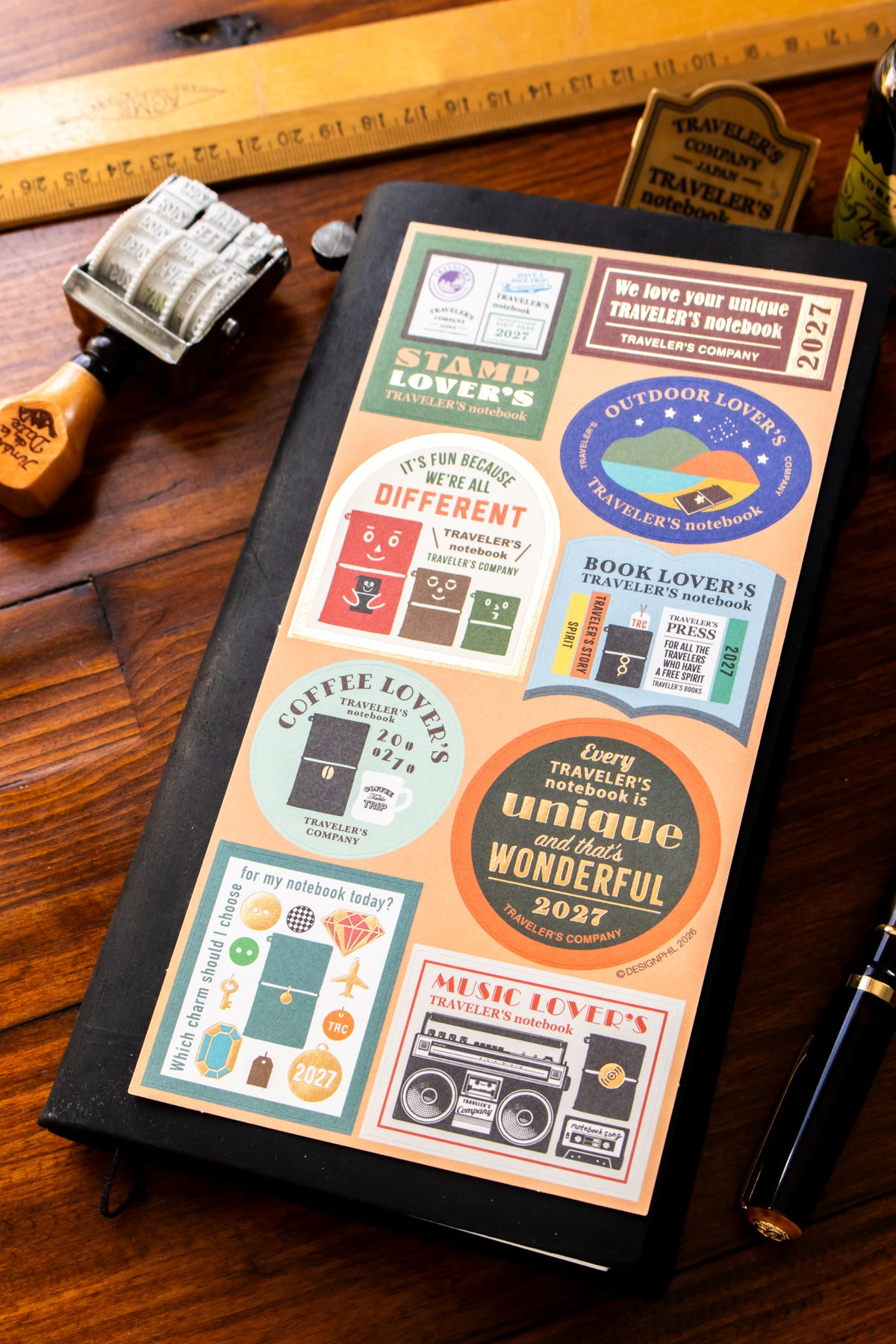 TRAVELER'S 2027 - Customise Sticker Set