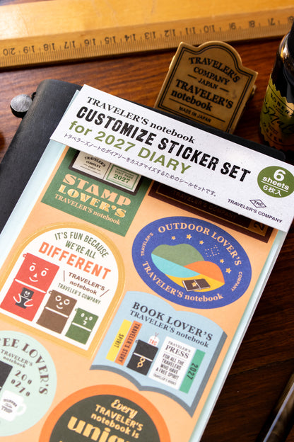 TRAVELER'S 2027 - Customise Sticker Set