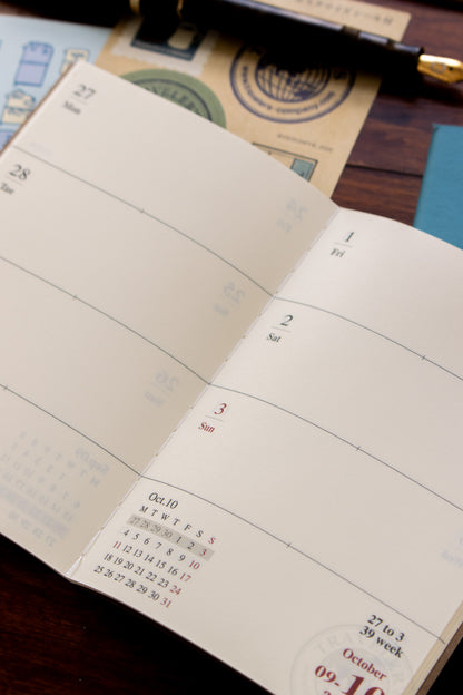 TRAVELER'S 2027 Refill - Weekly (Passport)