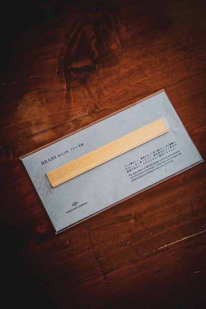 TRAVELER'S Brass Ruler