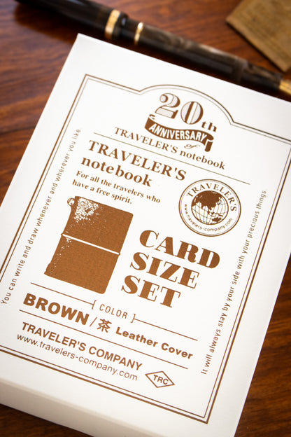 TRAVELER’S Notebook Card Size - Brown