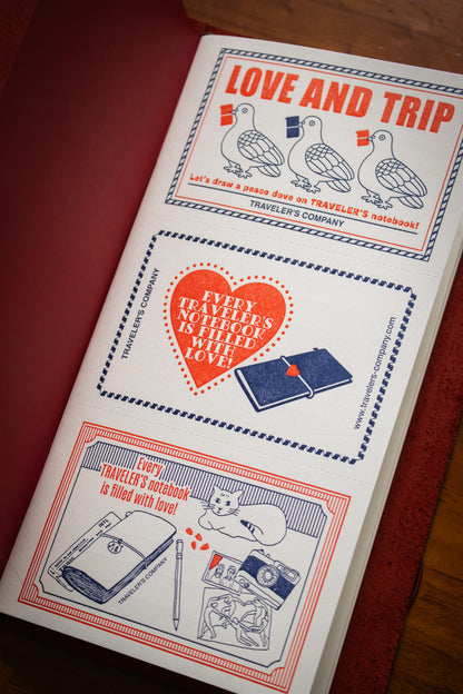 TRAVELER'S Notebook Refill (Love & Trip)