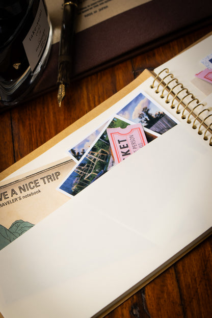 TRAVELER'S Spiral Ring Notebook - B6 Paper Pocket