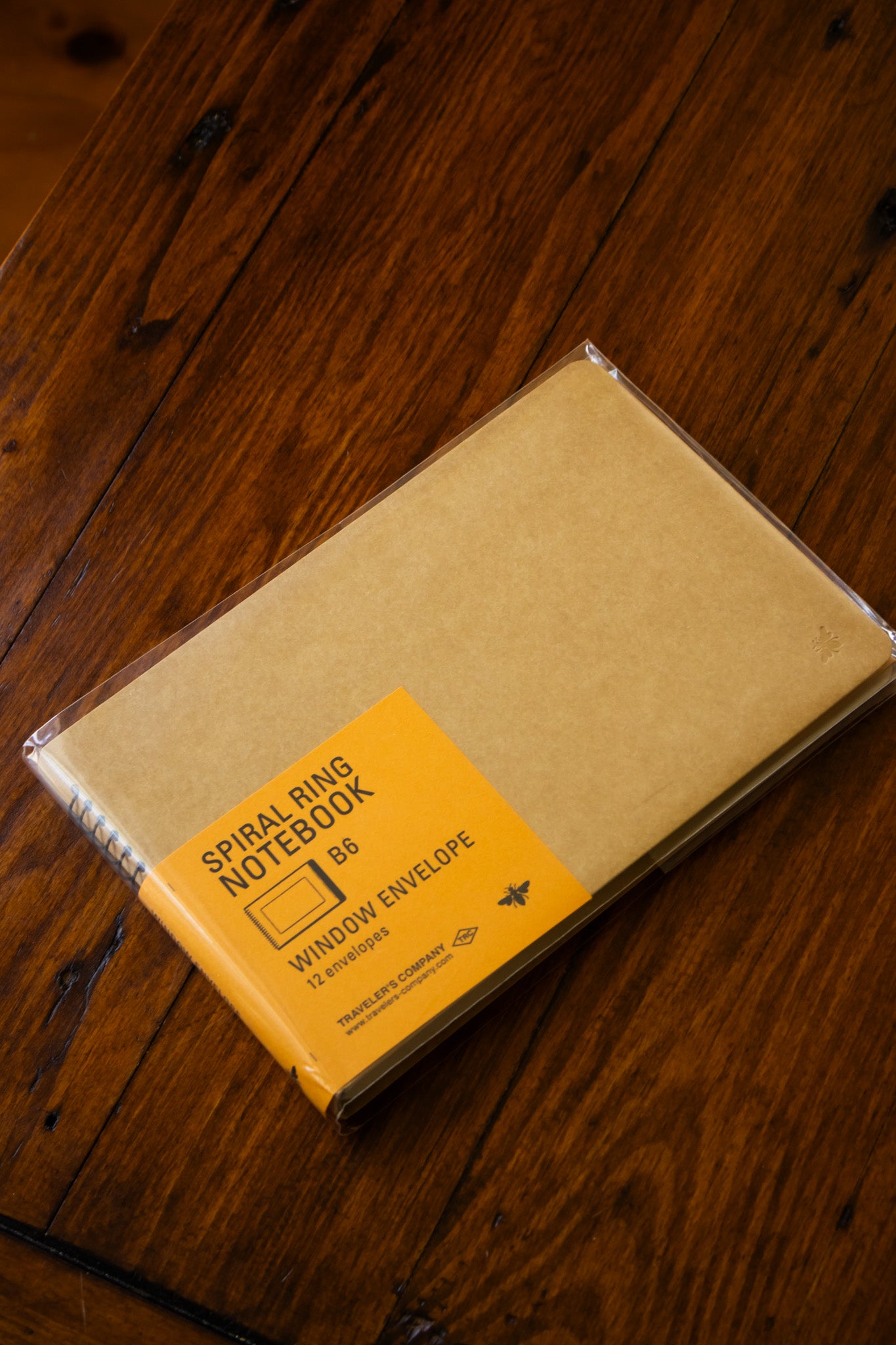 TRAVELER'S Spiral Ring Notebook - Window Envelope