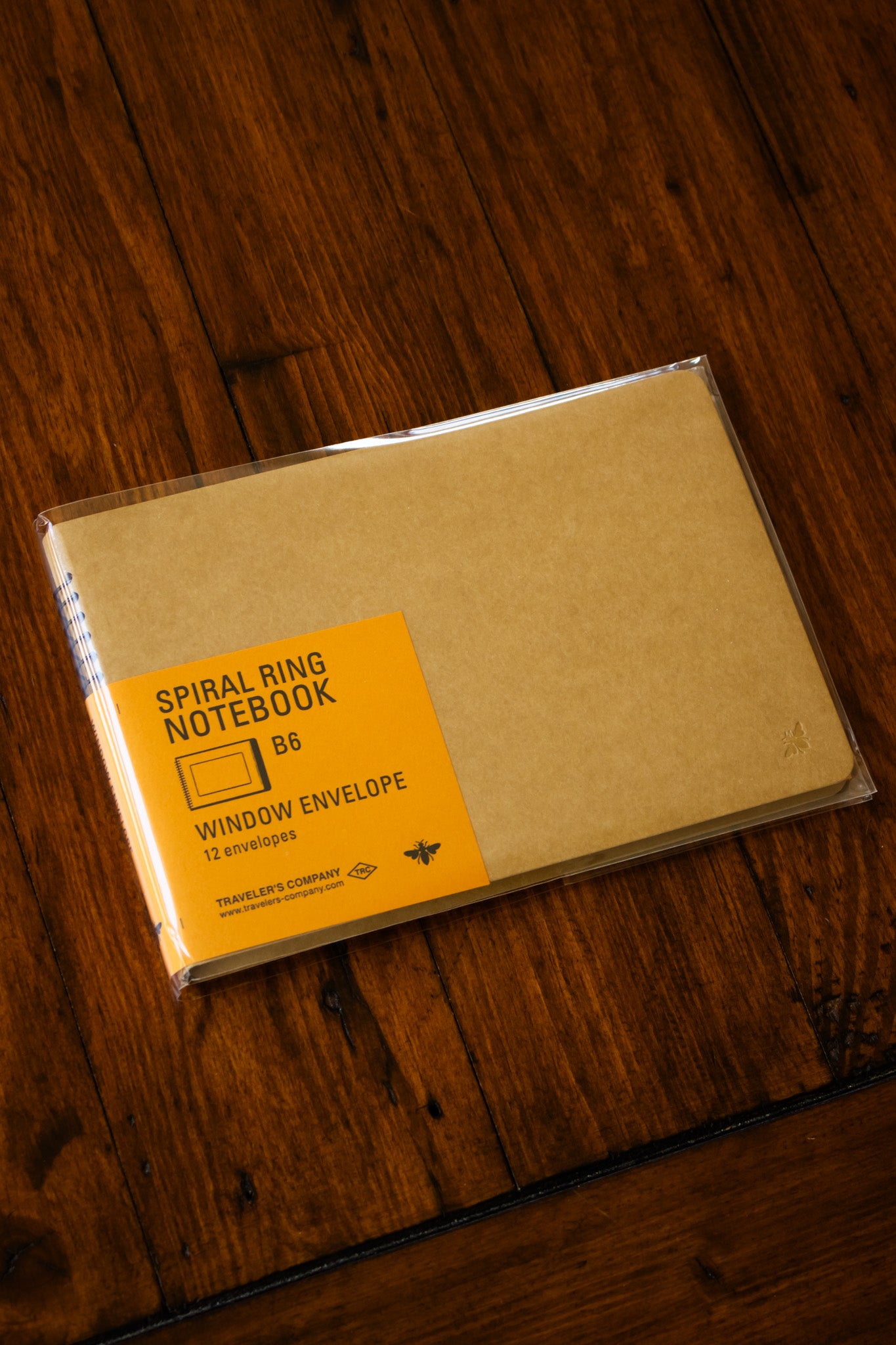 TRAVELER'S Spiral Ring Notebook - Window Envelope
