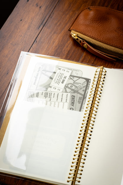 TRAVELER'S Spiral Notebook - A5 Paper Pocket