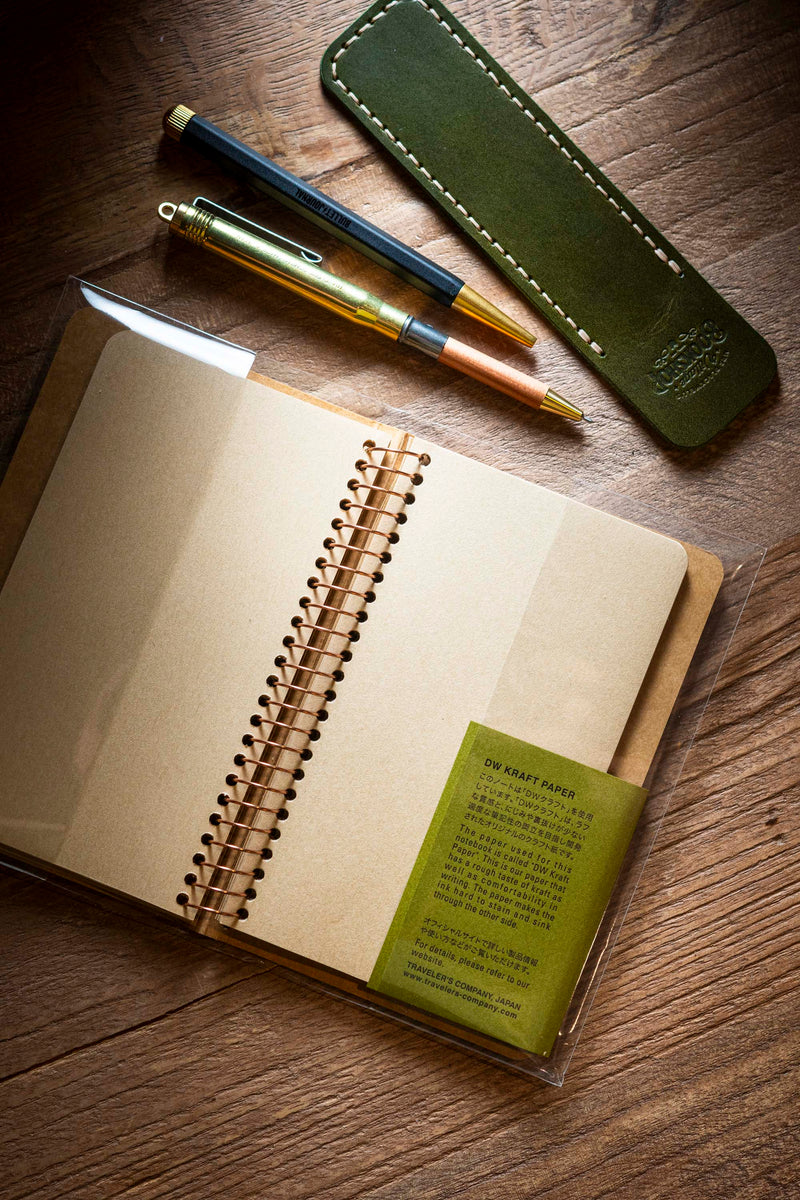 TRAVELER'S Spiral Ring Notebook - A6 Kraft