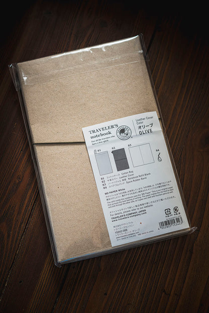 TRAVELER'S Notebook Leather Cover - Olive