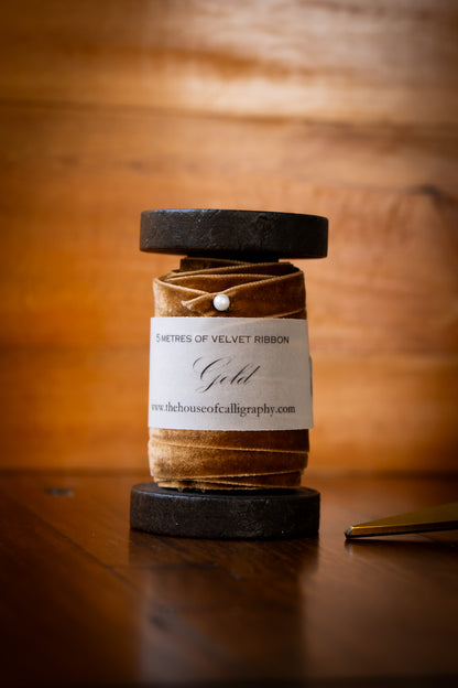 Velvet Ribbon Spool