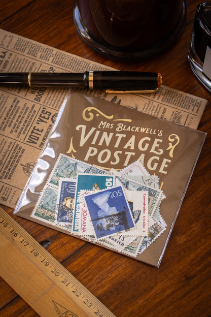 Used Vintage Postage (20 Stamps)