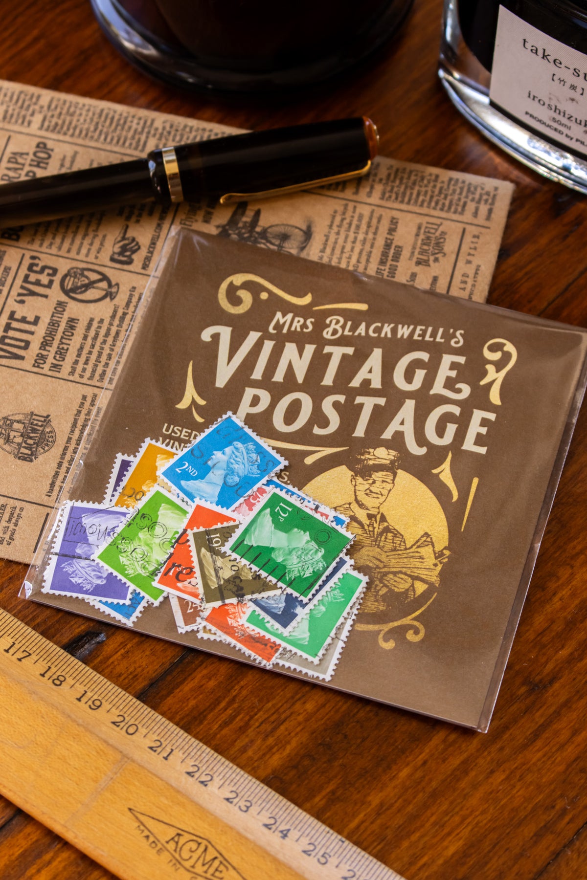 Used Vintage Postage (20 Stamps)