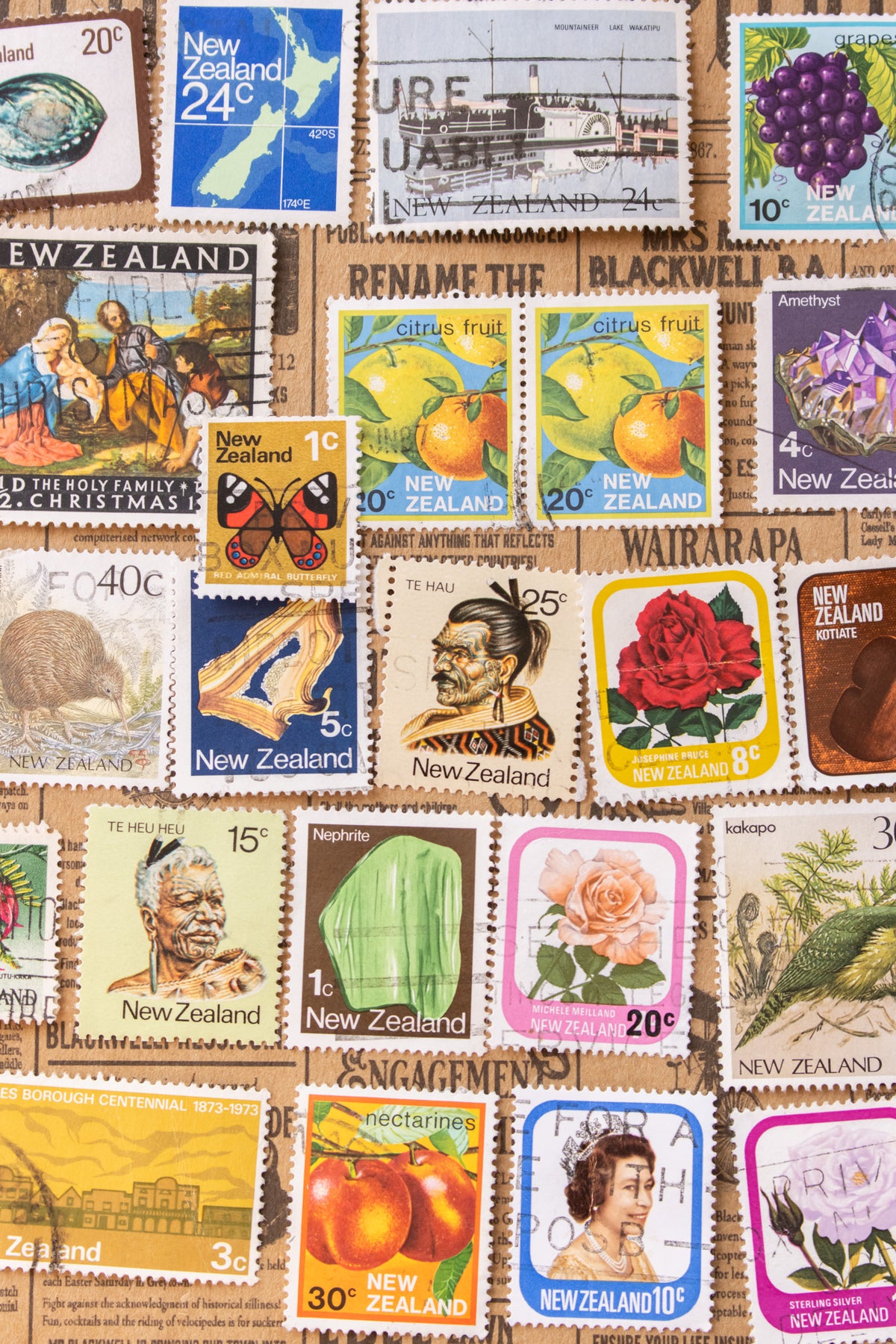 Used Vintage Postage (20 Stamps)