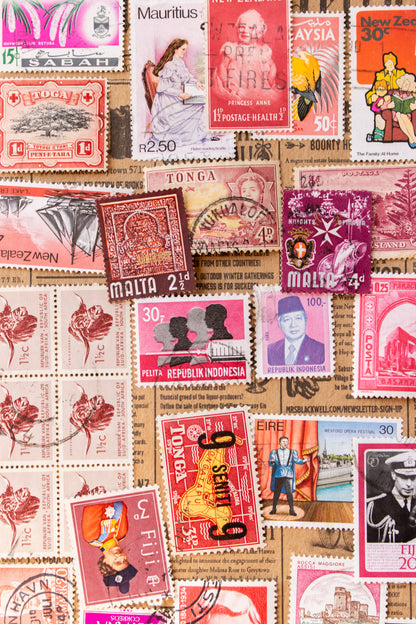 Used Vintage Postage (20 Stamps)