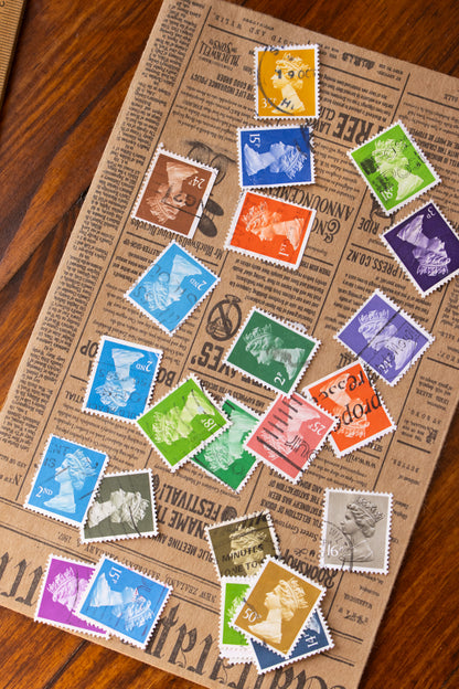 Used Vintage Postage (20 Stamps)