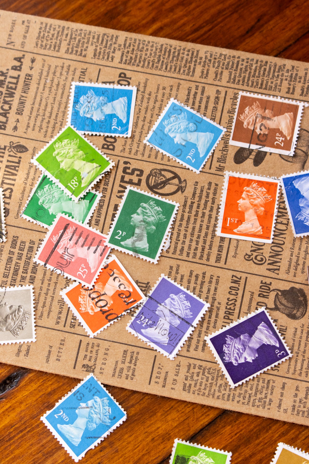 Used Vintage Postage (20 Stamps)