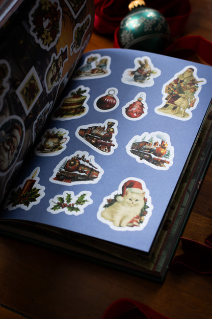 Vintage Victorian Christmas Sticker