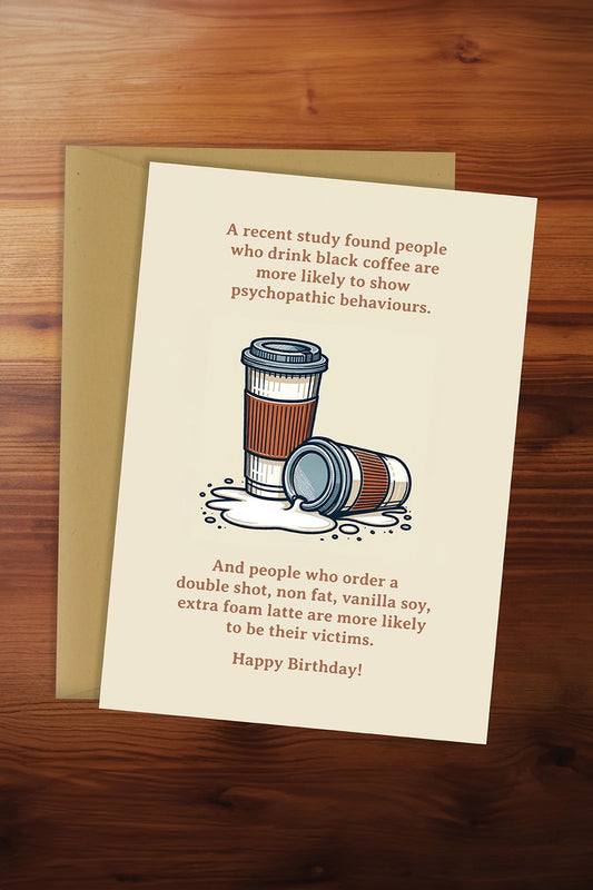 Coffee Crimes Card