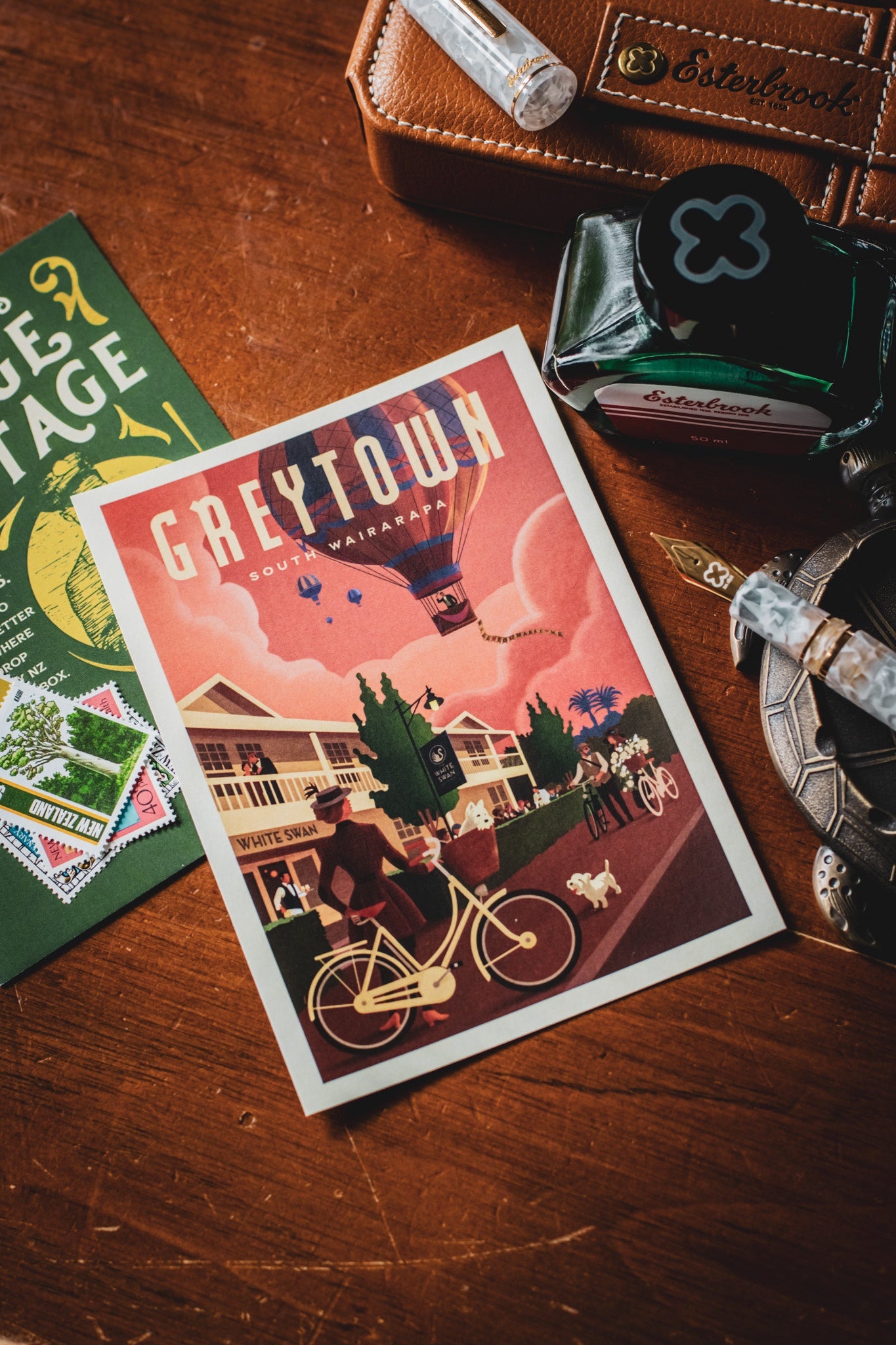 Greytown White Swan Postcard