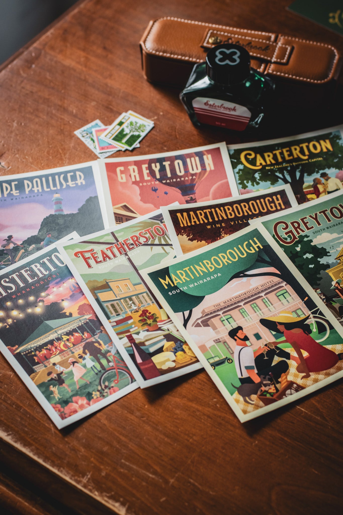 Martinborough Wine Village Postcard