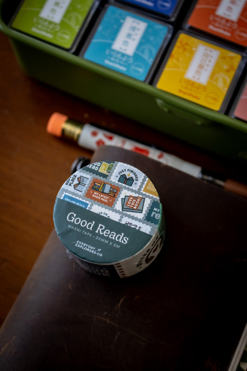 Good Reads - Stamp Washi Tape