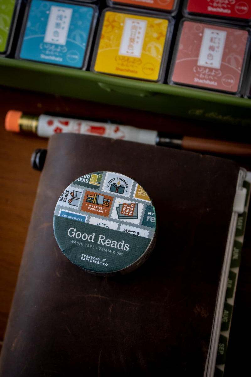 Good Reads - Stamp Washi Tape