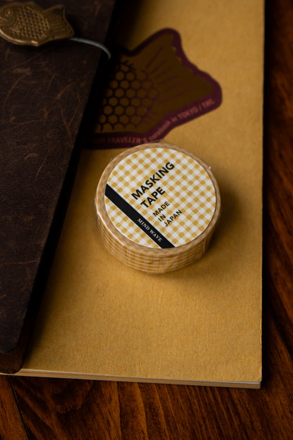 Washi Tape - Yellow Check