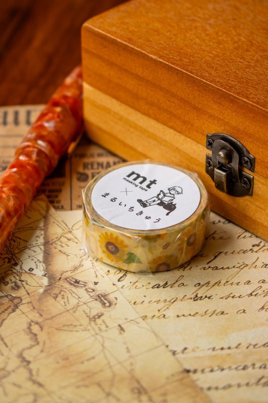 Washi Tape - Maruichikyu Sunflower