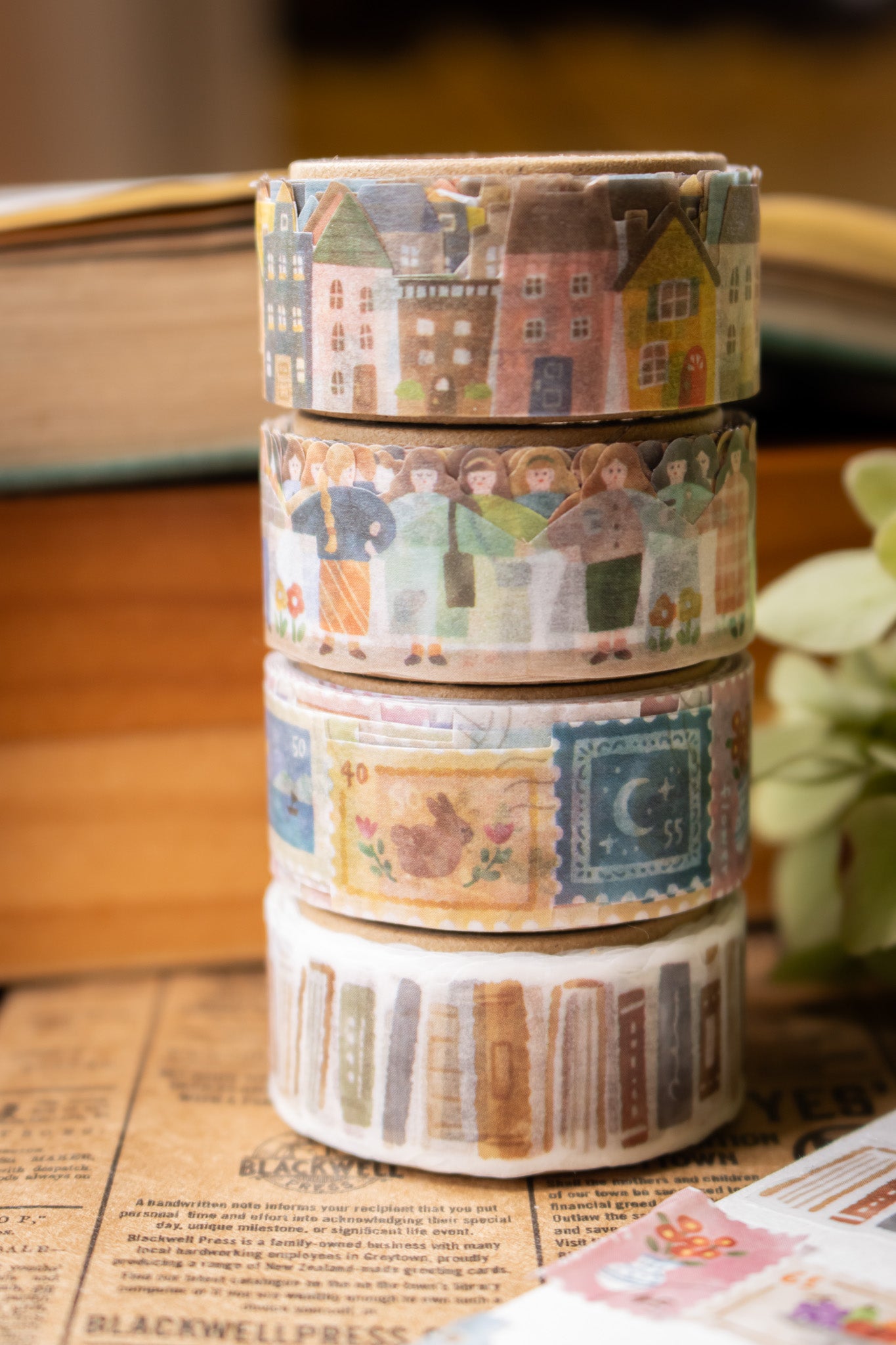 Washi Tape - Die Cut Postage Stamps
