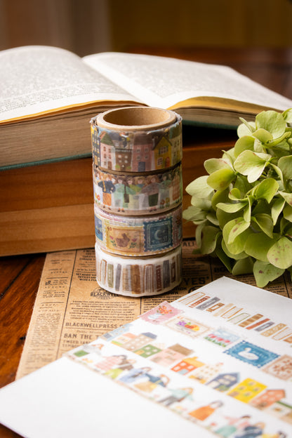 Washi Tape - Die Cut Postage Stamps