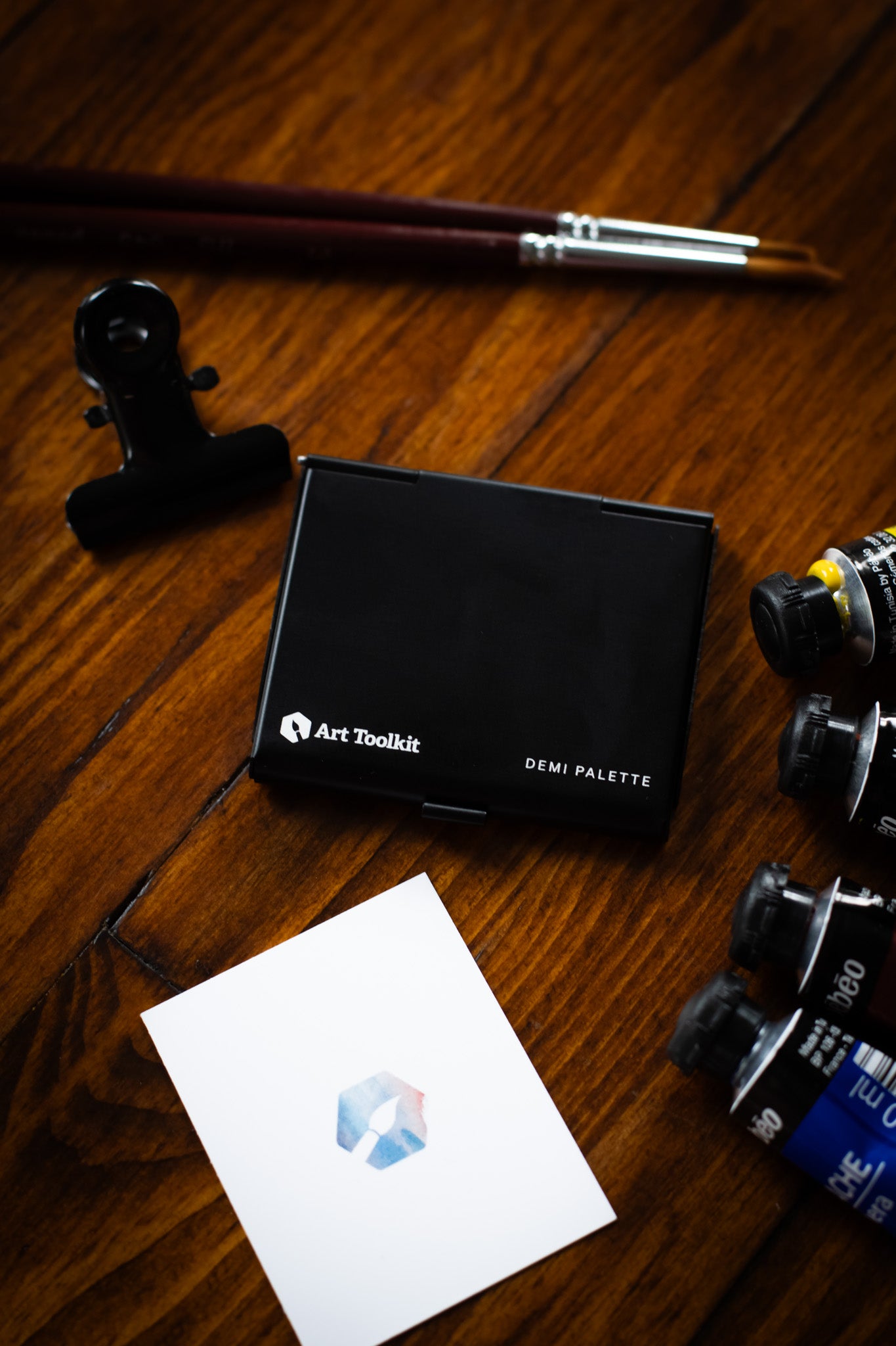 Watercolour Palette - Demi Black