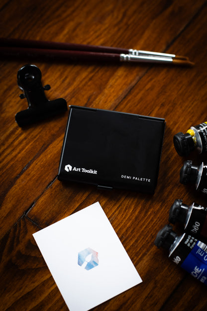 Watercolour Palette - Demi Black
