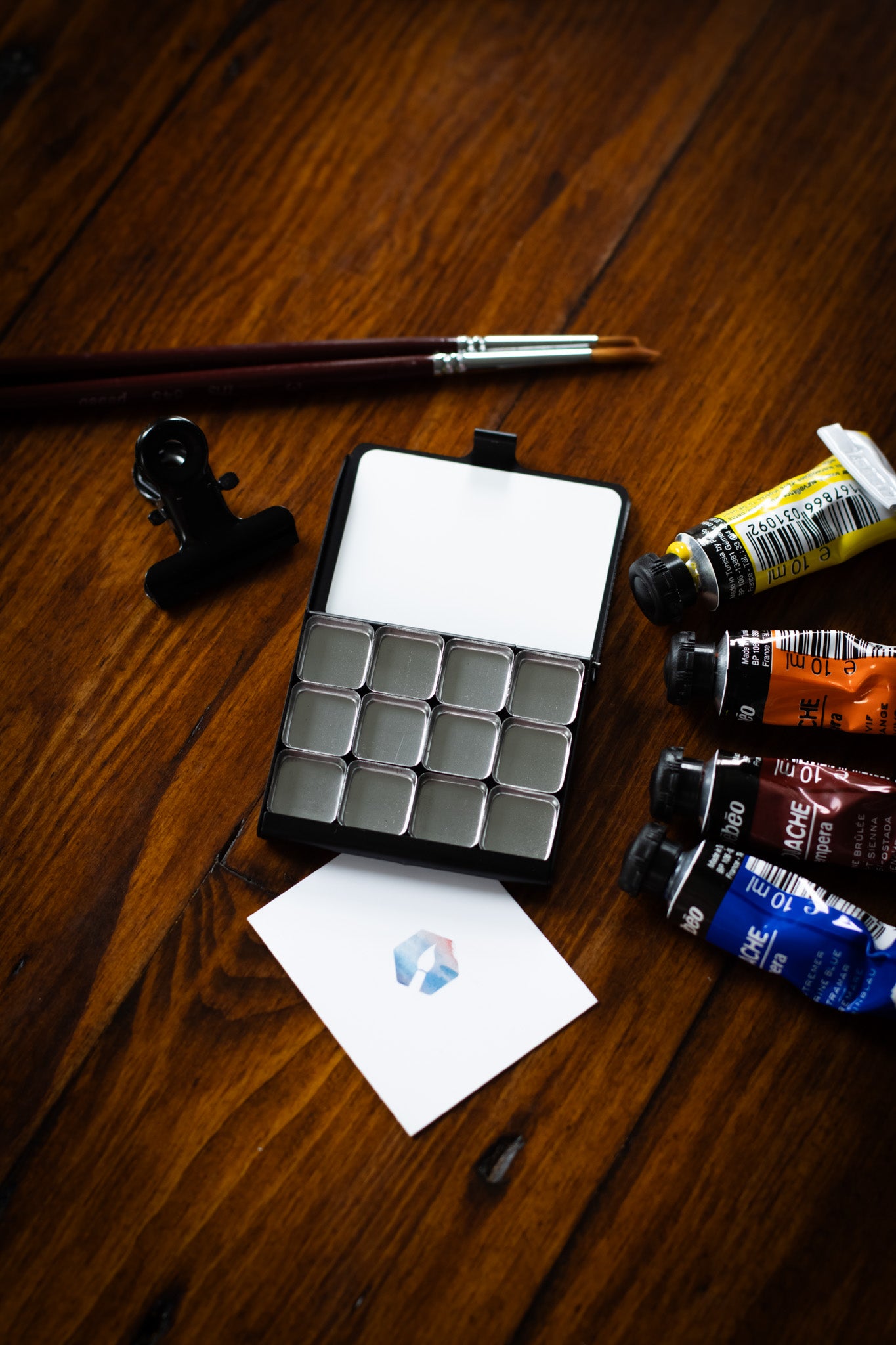 Watercolour Palette - Demi Black