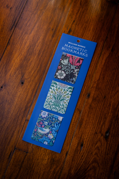 William Morris Magnetic Bookmarks - Set of 3