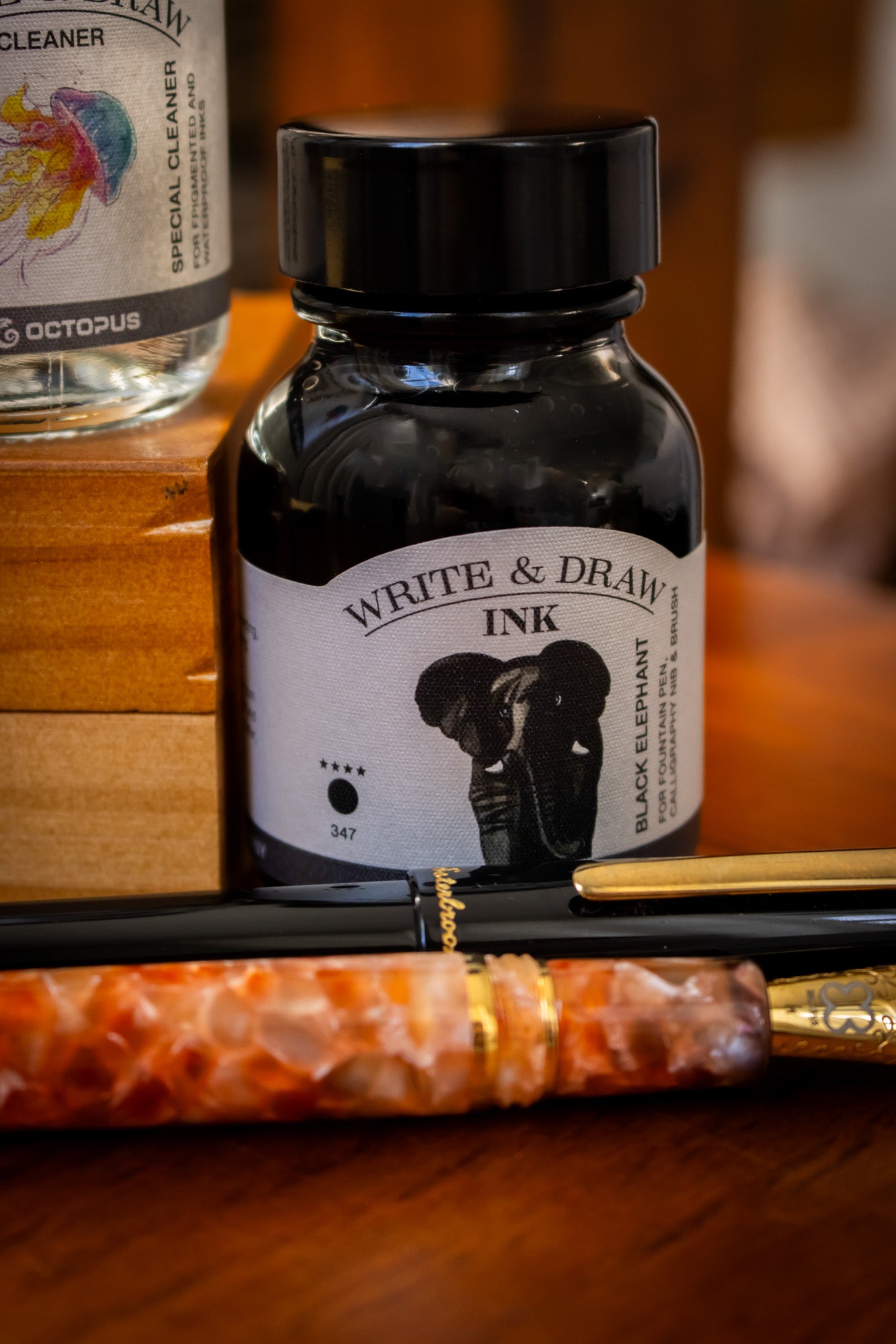 Write and Draw Ink - 347 Black Elephant