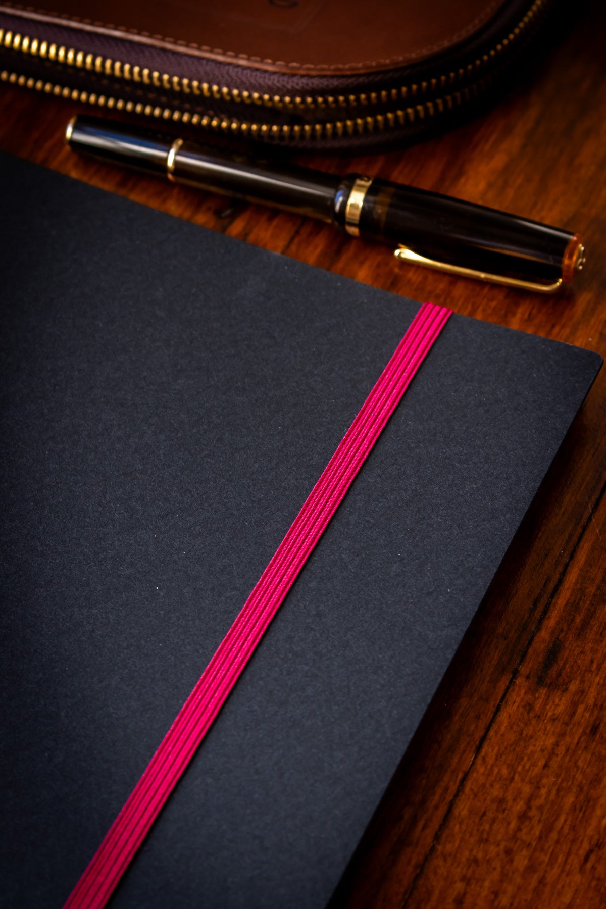 Accordion Notebook - A4 Grid Black