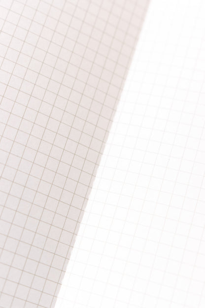 Accordion Notebook - A4 Grid Vermillion