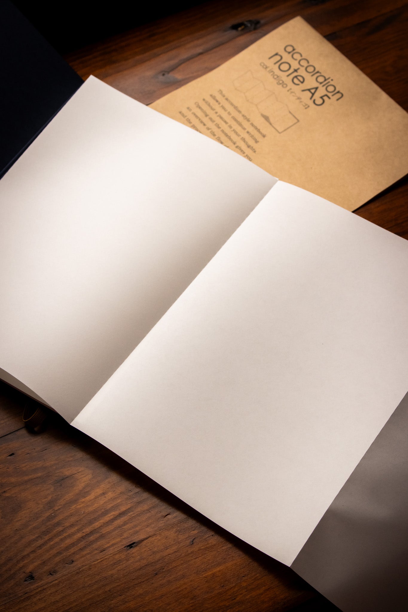 Accordion Notebook - A5 Indigo