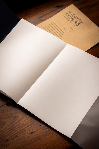 Accordion Notebook - A5 Indigo