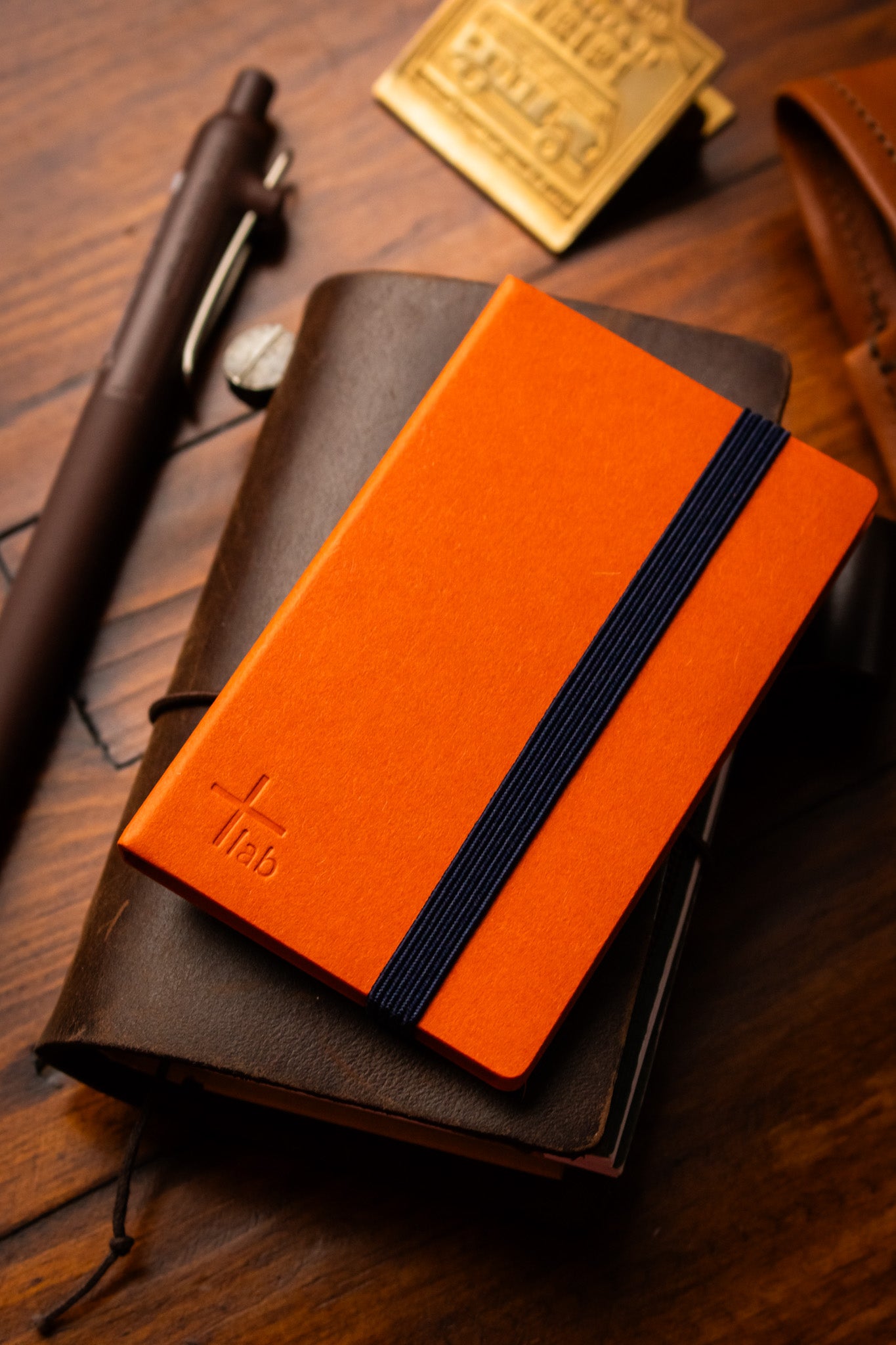 Accordion Memo Book - Blank Vermillion