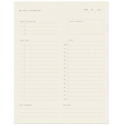 Daily Overview Notepad