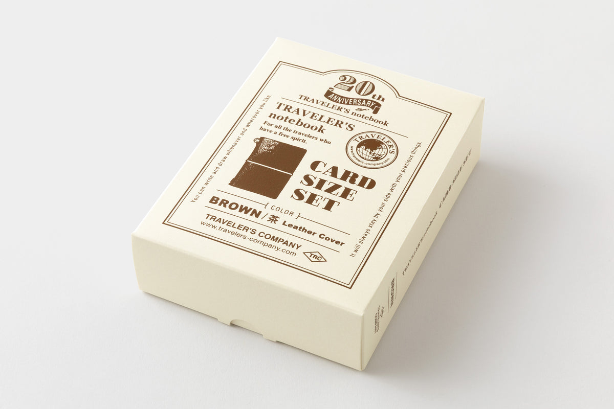 TRAVELER’S Notebook Card Size - Brown