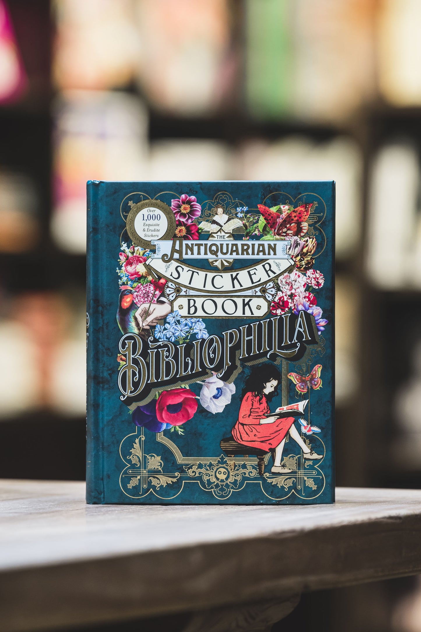 Antiquarian Sticker Book: Bibliophilia